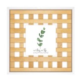 Our Story Our Life Our Home Framed Lattice Sign