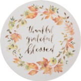 Thankful, Grateful, Blessed Plate