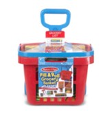 Fill and Roll Grocery Basket Play Set