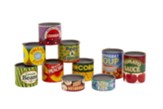 Grocery Cans, Play Food, 10 Pieces