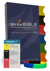 reviveBIBLE Gospel-Tabbed New Testament Bible Kit (English Edition)