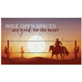 Wide Open Spaces Plaque