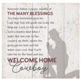 Welcome Home Cowboy Plaque