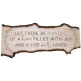 Let There Be Memories Bark Wall Art