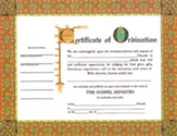 Certificate of Ordination, (pkg. of 6)