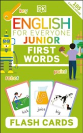 English for Everyone Junior First  English Words Flash Cards: Learn to read and say 100 cards