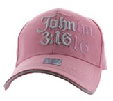 John 3:16, Cap, Pink