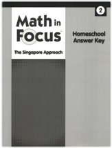 Math in Focus: The Singapore Approach Homeschool Answer Key, Grade 2