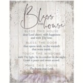 Bless This House Wooden Plaque