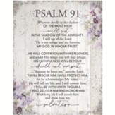 Psalm 91 Wooden Plaque