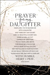 Prayer For My Daughter, Plaque