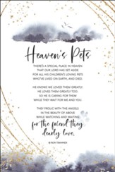 Heaven's Pets, Plaque