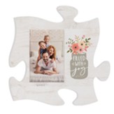 Filled With Joy Puzzle Piece Photo Frame