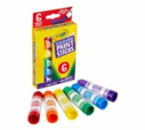 Crayola Washable Paint Sticks, 6 Pieces