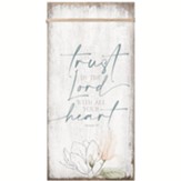 Trust In The Lord, Timeless Twine Wood Plaque