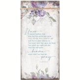 I Know It Doesn't Matter, Timeless Twine Wood Plaque