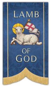 Lamb Of God 42 x 60 Fabric Banner