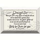 Daughter, Glass Plaque