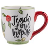 Teach Love Inspire Floral Mug