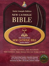 St. Joseph New Catholic Bible (NCB), Giant Print, Burgundy Imitation Leather