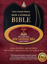 St. Joseph New Catholic Bible (NCB), Giant Print, Black Imitation Leather