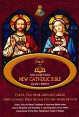 St. Joseph New Catholic Giant-Print Bible (NCB) Brown, Softcover
