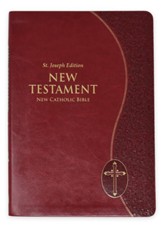 St. Joseph New Catholic Bible New Testament,  Imitation Leather, Burgundy