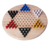 Chinese Checkers with Wood Pegs