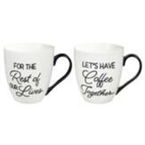 Let's have Coffee Together, Mug Set of Two