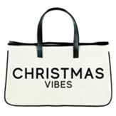 Christmas Vibes Canvas Tote Bag