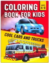 Coloring Book for Kids: Cool Cars & Trucks