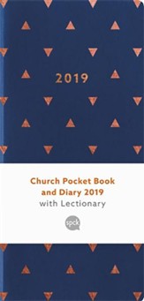 Church Pocket Book and Diary 2019: Blue Triangles