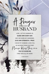 Prayer For My Husband Plaque