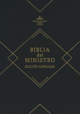 RVR 1960 Biblia del ministro,  edicion ampliada, caoba imitacion piel (Minister's Bible, Amplified Edition, Brown)