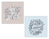 Floral Foliage Christmas Cards, Pack of 10