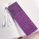 For I Know the Plans Leather Bookmark