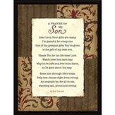 A Prayer for My Son Plaque