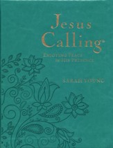 Jesus Calling, Large Print - Imitation Leather,  Turquoise