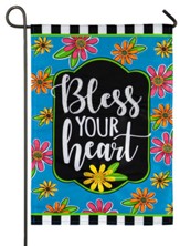 Floral Blessings Garden Applique Flag