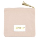 Lovely Canvas Pouch, Pink