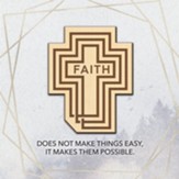 Faith Does Not Make Things, Plaque