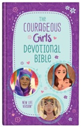 The Courageous Girls Devotional Bible: New Life Version, Paper over boards