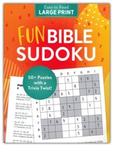 Fun Bible Sudoku Large Print: More  than 50 Puzzles with a Trivia Twist!