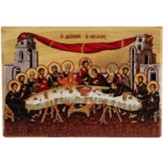 The Last Supper Holy Land Olive Wood Standing Icon