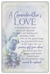 A Grandmother's Love, Plaque