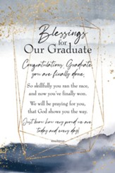 Blessings For Our Graduate Plaque