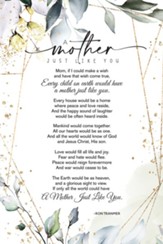 A Mother Just Like You Plaque
