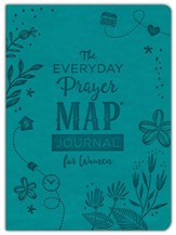 The Everyday Prayer Map Journal for Women Devotional Inspiration Plus Prayer Maps - Flexible DiCarta cover