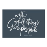 All Things Possible Poster, Small