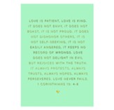 Love Never Fails Poster, Large